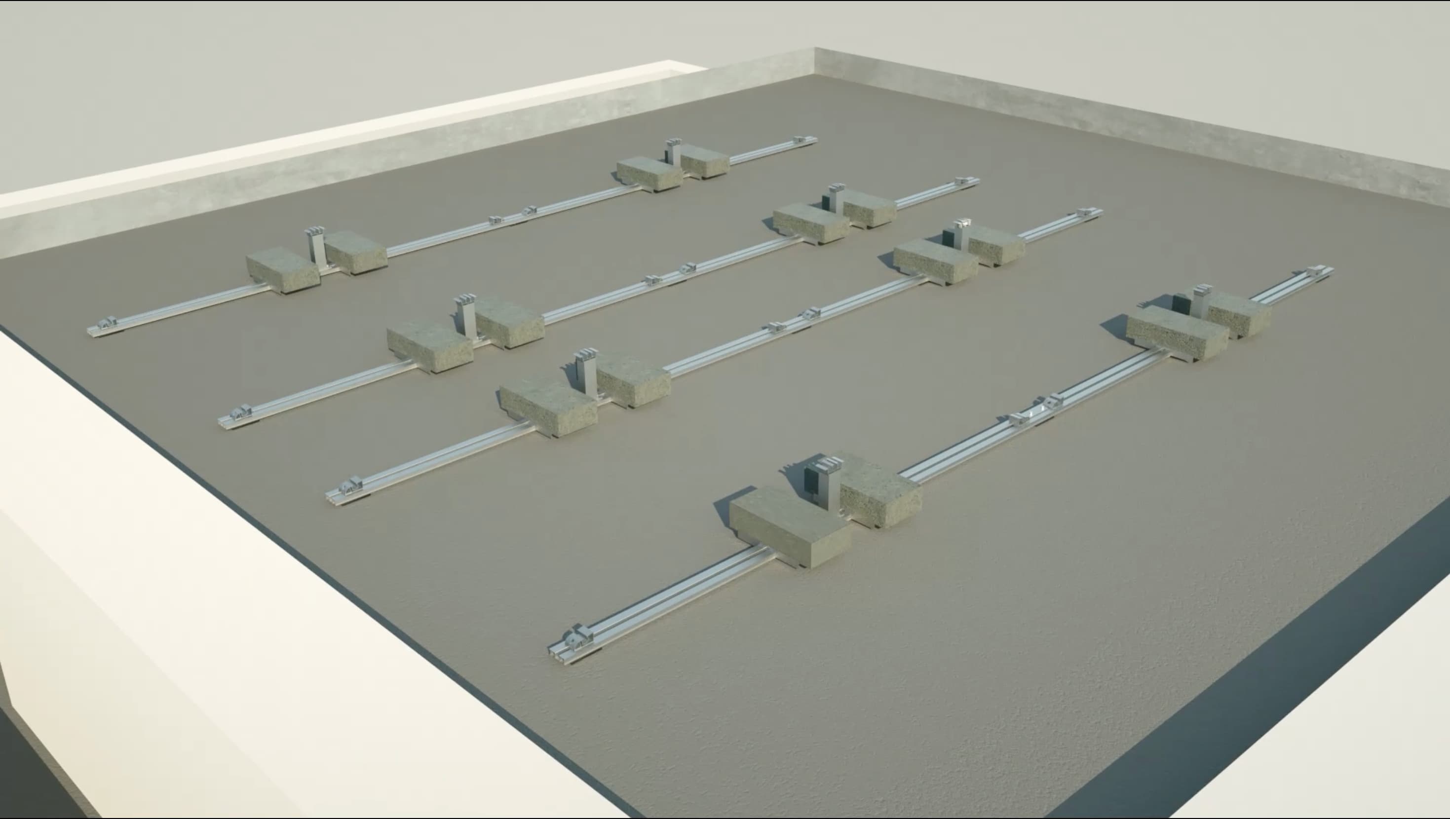 Solar Panel Flat Roof Tilt Mount