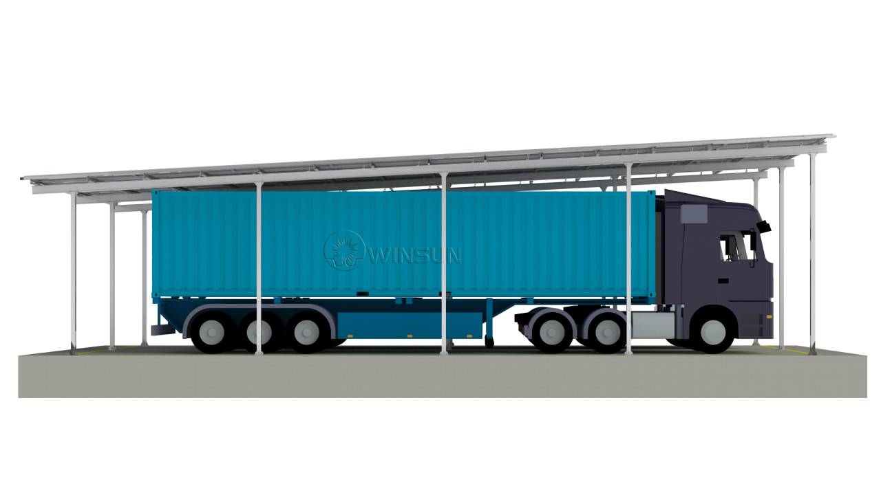 Solar Carport Mounting System for Truck Photovoltaic Carport Wholesale