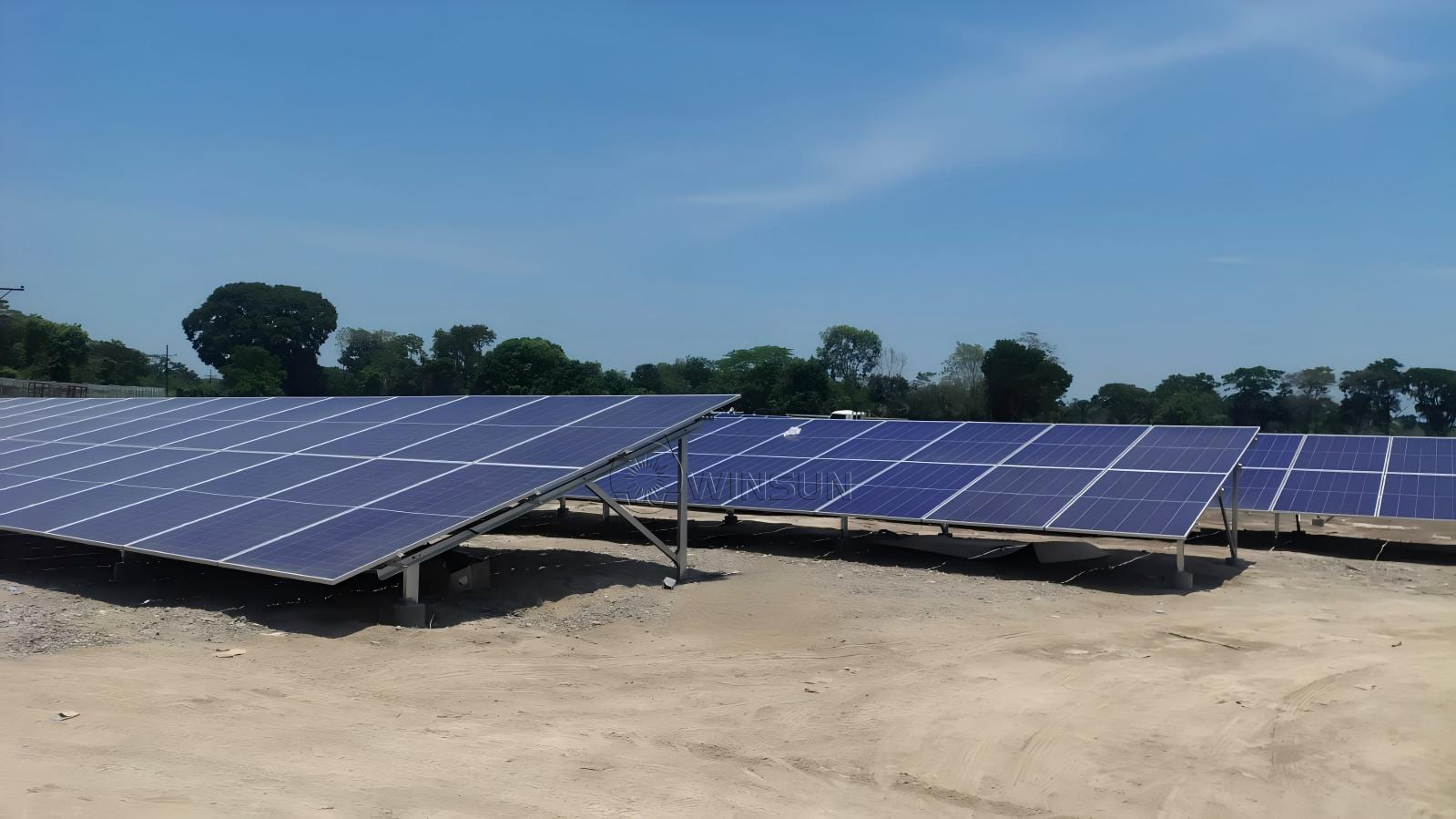 Winsun Hot-dip Galvanized Steel Ground Mounting System Solar Panel Ground Mounting Kit